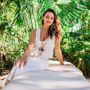 Allison Sieloff-Pratcher, LMT and RYT 200 yoga instructor at The Yoga Barre LWR – offering massage therapy, Buti Yoga, and trauma-informed yoga in Lakewood Ranch, FL.